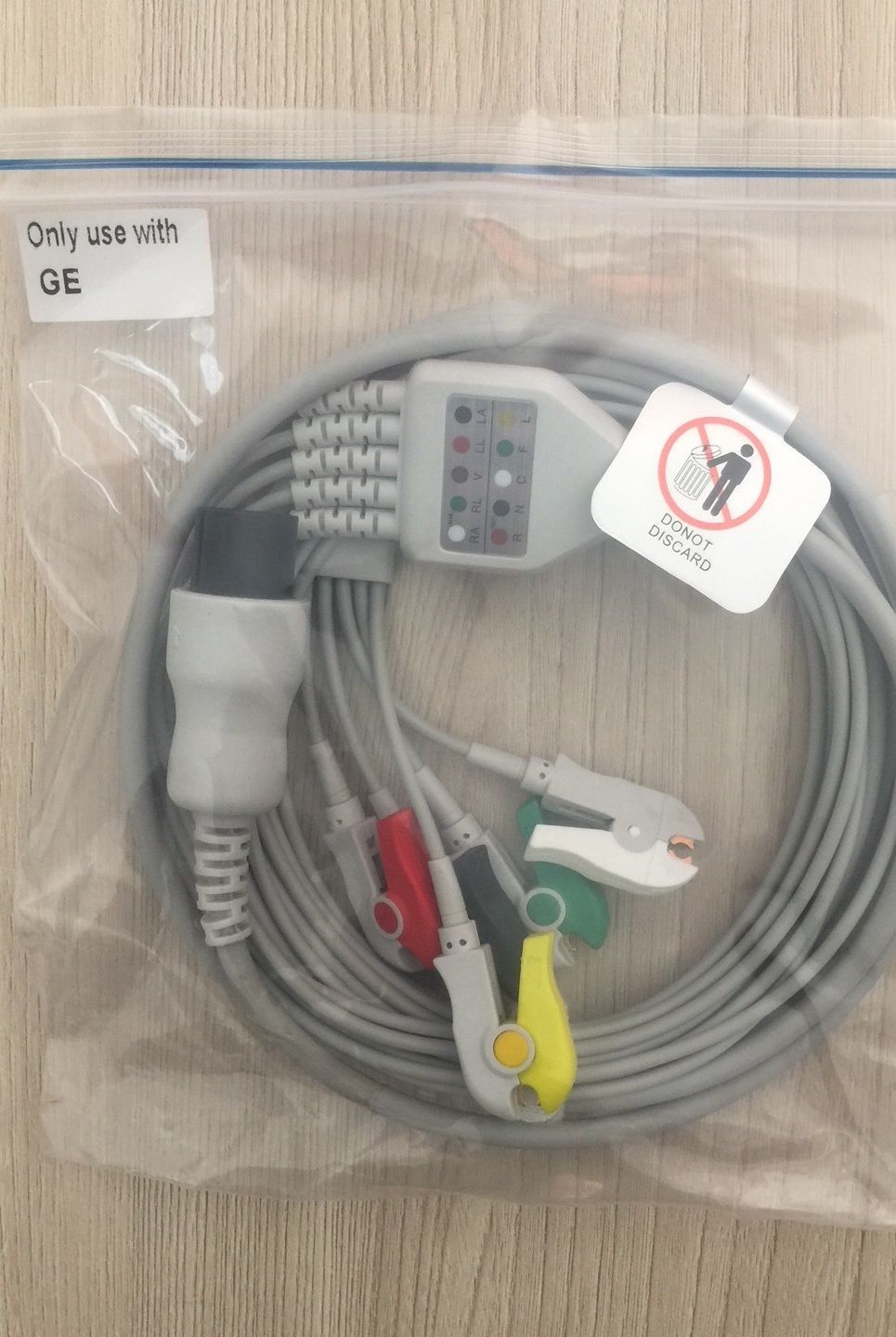 ECG Cable for GE Dinamap Pro1000_สายอีซีจีเคเบิ้ลสำหรับเครื่องวัดความดัน GE Dinamap Pro1000
