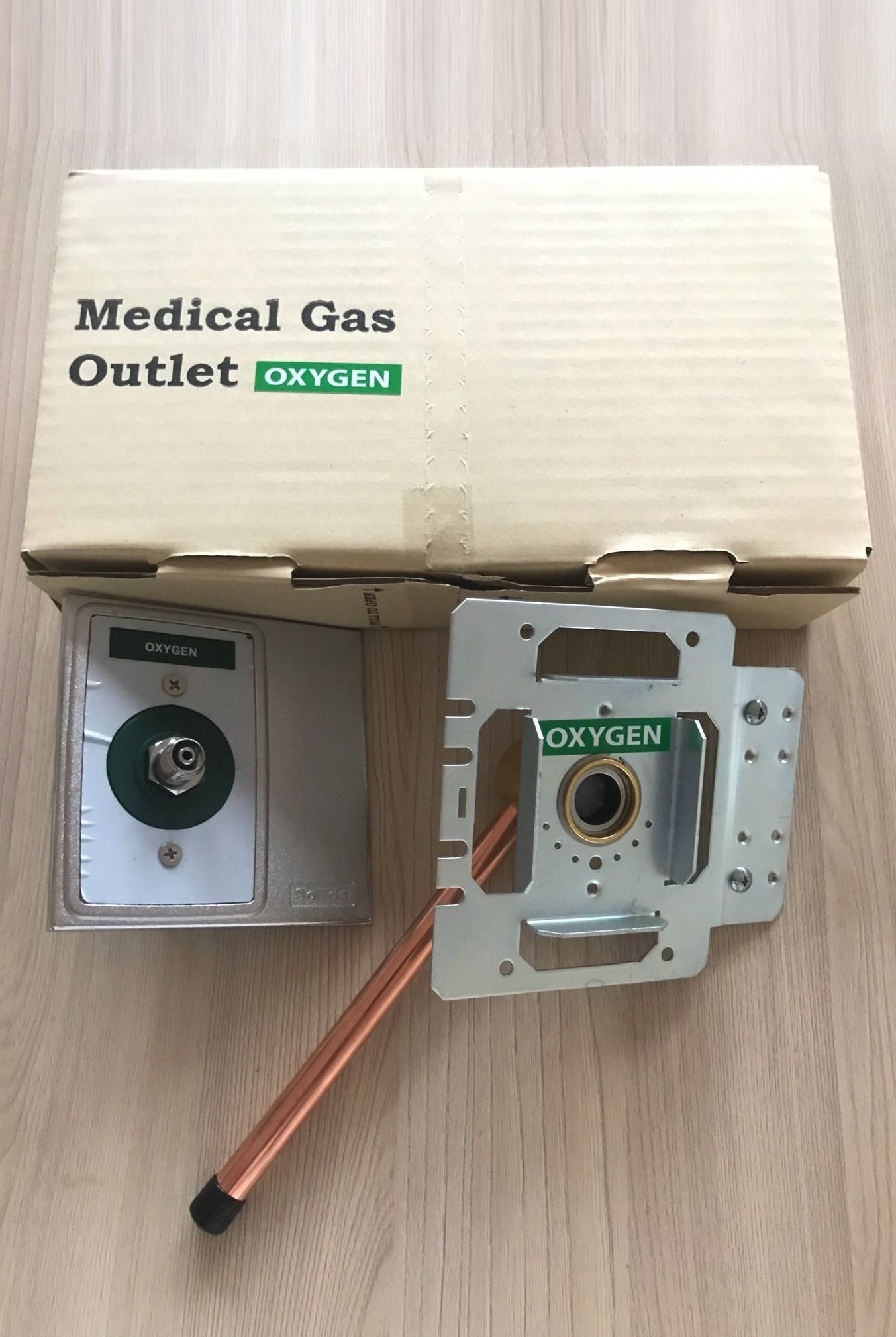 O2 Gas Outlet Oxygen Gas Pipeline  Outlet Diss Connector_ชุดแป้นจ่ายออกซิเจนทางการแพทย์แบบข้อต่อเกลียว Diss