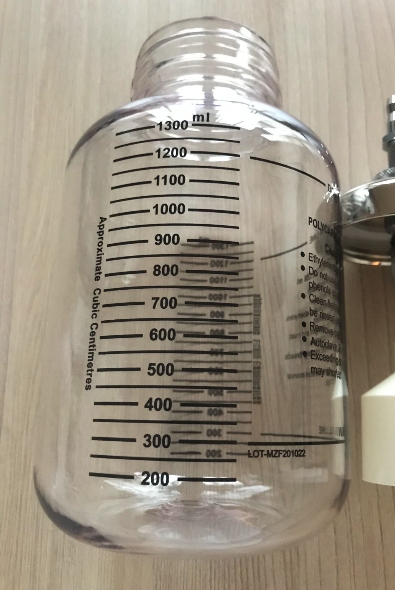Suction Water Bottle Suction Jar Suction Container Vacuum Regulator Jar 1.5 L_ขวดดูดเสมหะขวดเก็บของเหลวขวดซักซั่น ขนาด 1.5 ลิตร