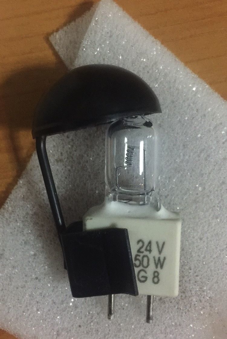 Surgical light cab bulb 24v 50w G8_หลอดโคมไฟผ่าตัดแบบหมวกดำ ขนาด 24 โวลต์ 50 วัตต์