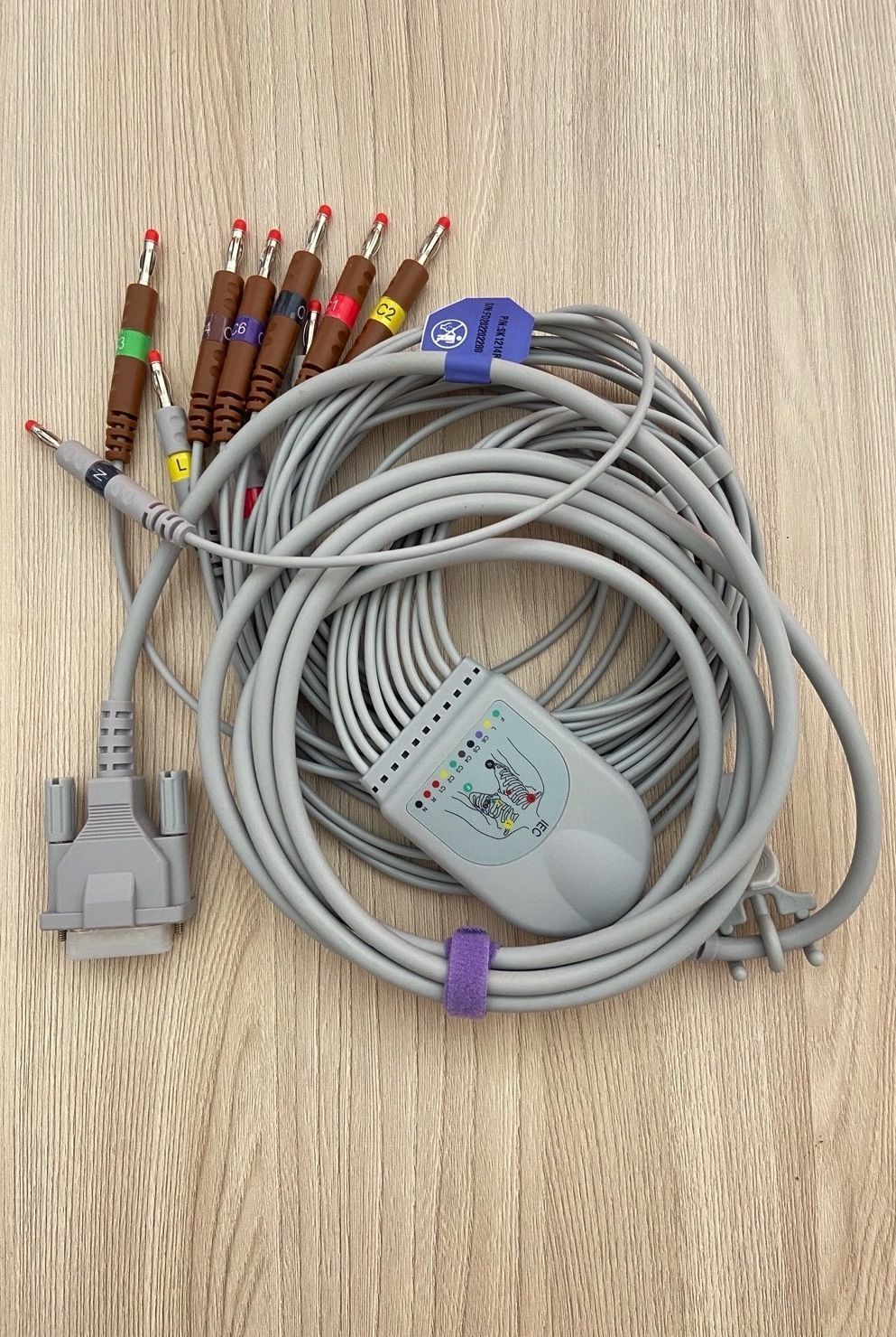 EKG cable for ECG Recorder Unit Philips Pagewriter TC10_สายอีเคจีเคเบิ้ลสำหรับเครื่องวัดอีซีจีอีเคจี ฟิลิปส์ รุ่น TC10
