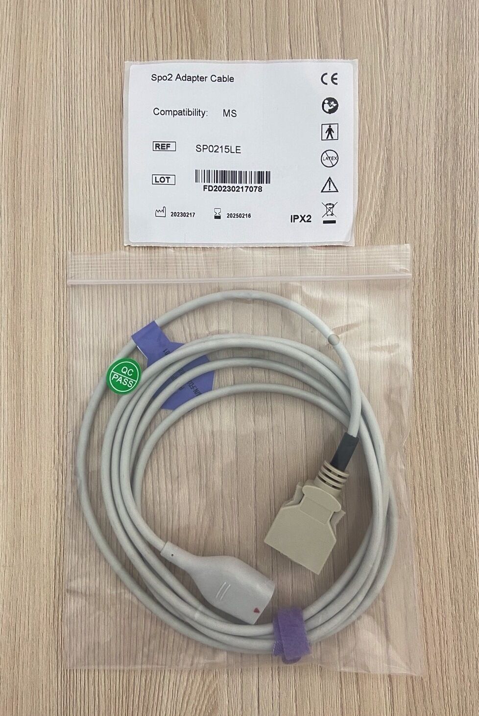 Spo2 Adaptor cable Patient cable Masimo14 pins  RD Set_สายข้อต่อโพรบวัดแซท Spo2 extension Masimo 14 ขา กับโพรบ RD Set