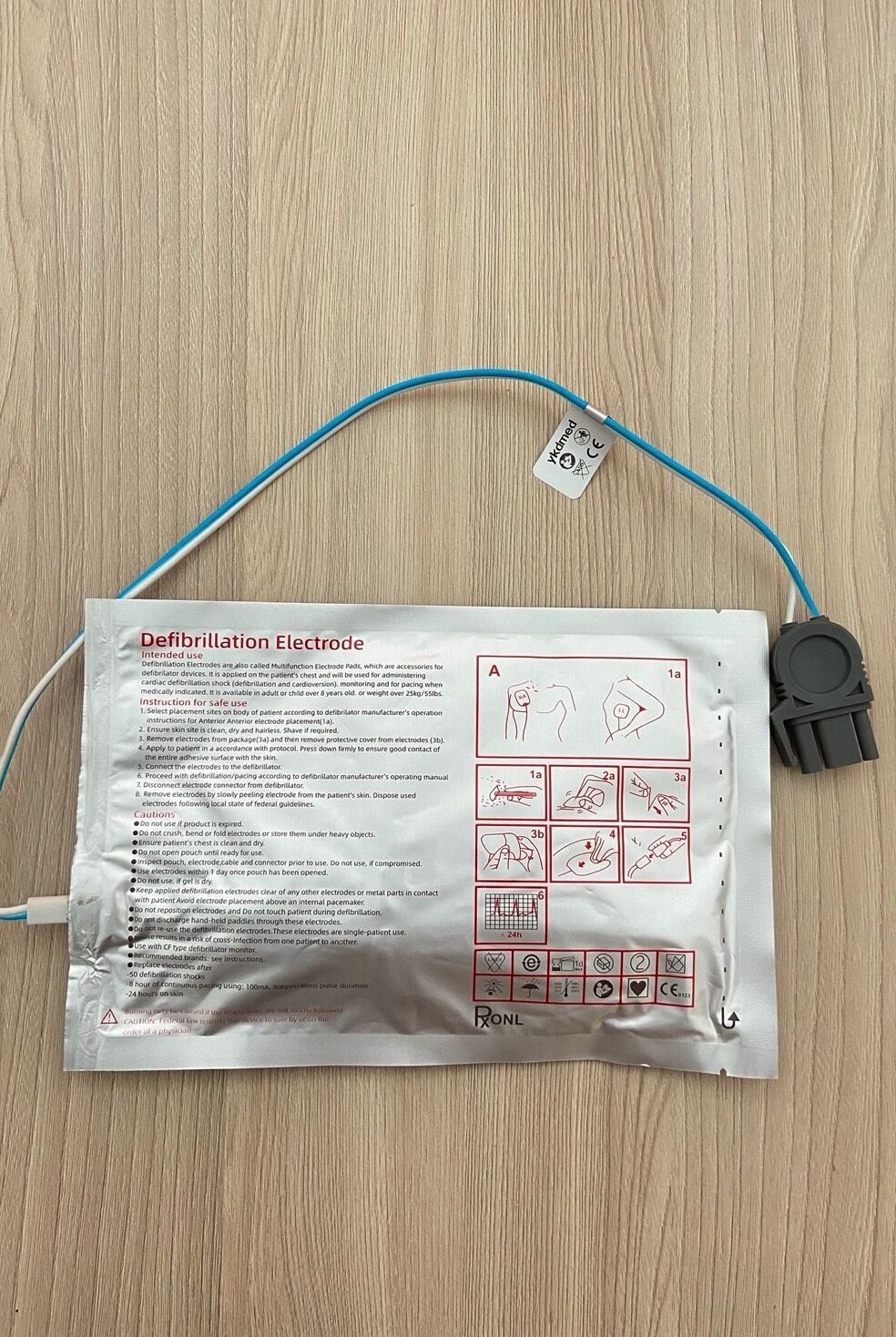 Compatible AED Adult pad for Medtronics Lifepak_ชุดแผ่นเออีดีแพดเมดโทรนิค